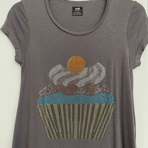 Cupcake Graphic Nightgown Dress